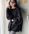 Classical Elf 《JaVaジャバコラボ》リラクシーに着こなす、オンナっぽカジュアル！裏起毛ワイドネックビックスウェット商品サムネイル-6