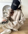 Classical Elf 《JaVaジャバコラボ》リラクシーに着こなす、オンナっぽカジュアル!裏起毛ワイドネックビックスウェット商品サムネイル-34
