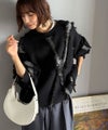 Classical Elf ゆるっとこなれ感◎男女兼用可♪フリンジ配色オーバーニット(長袖)商品サムネイル-15