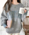 Classical Elf 《JaVa ジャバコラボ》大人カジュアルの定番。2wayMIXヤーンバイカラーロゴニットプルオーバー商品サムネイル-7