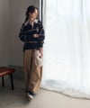 Classical Elf 一枚で着映える!胸元エンブレム刺繍マルチカラーラガーニットポロ(オーバーサイズ)商品サムネイル-20