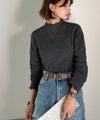 Classical Elf 華奢見え叶える程よいフィット感。配色メロウリブニットトップス（長袖）商品サムネイル-21