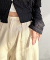 Classical Elf 【mily bilet】後ろ姿映え確定♪インして可愛い、春夏のマストアイテム。 綿100%切り替えタックカーブパンツ商品サムネイル-33
